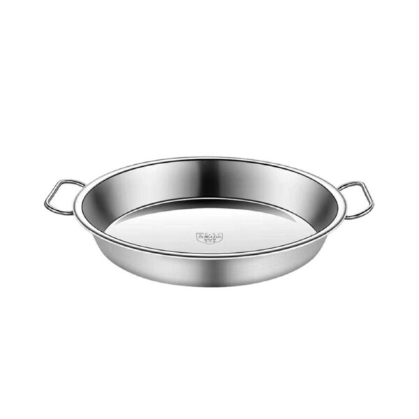 Steamer Pan Dual Handle All-in-one Bake Food Grade Portable Kitchen Cold Noodle Making Plate Daily Use