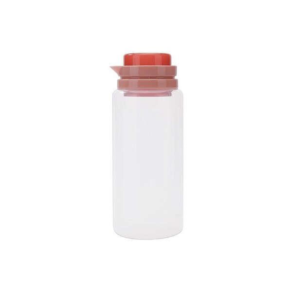 Storage Jar with Lid Leak-proof Moisture-proof Transparent Visible Storage Plastic Space Saving Food Storage Canister Kitchen Supplies-Pink