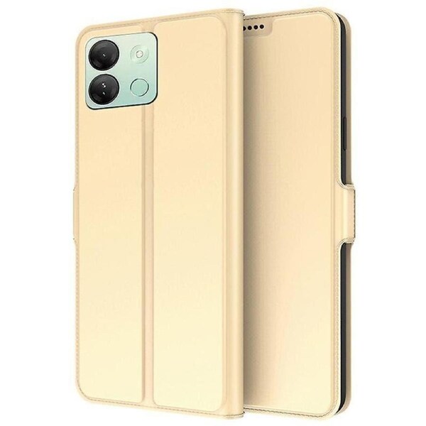 Folio Leather Card Holder Flip Stand Phone Cover Case For Infinix Smart 7 Hd 4g