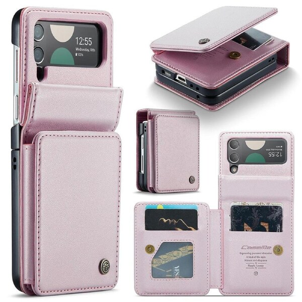 Caseme Case For Samsung Galaxy Z Flip3 5g Case Litchi Texture Rfid Blocking Mobile Phone Cover