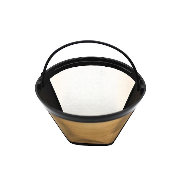 Stainless Steel Reusable Cone Shaped Coffee Filter Strainer Kitchen Accessories