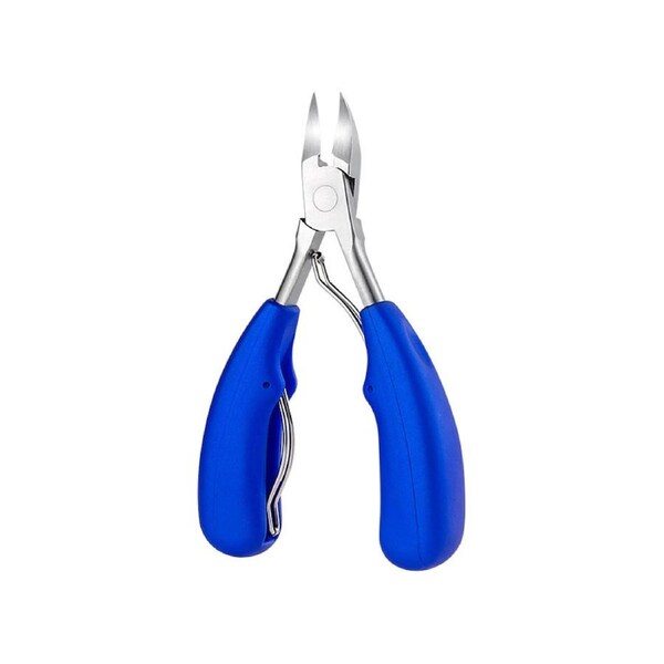 Special Nail Scissors Anti-skid Easy to Operate Dead Skin Pliers Nail Cutting Scissors for Nail-Blue