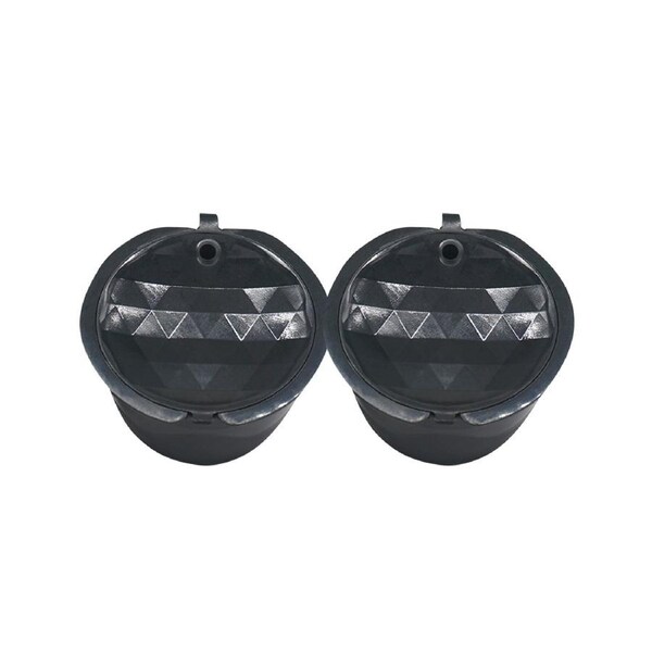 Stainless Steel Refillable Coffee Machine Filter Capsule Cup for Dolce Gusto Set-Black - Black