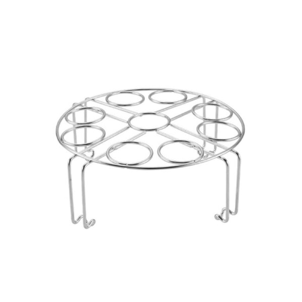 Stackable Egg Steamer Rack Space-saving Stainless Steel Instant Pot Egg Rack for Home-D