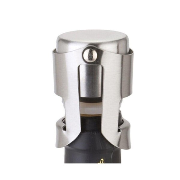 JOYBUY Stainless Steel Champagne Stopper Sparkling Wine Bottle Plug Sealer Cork Pourer