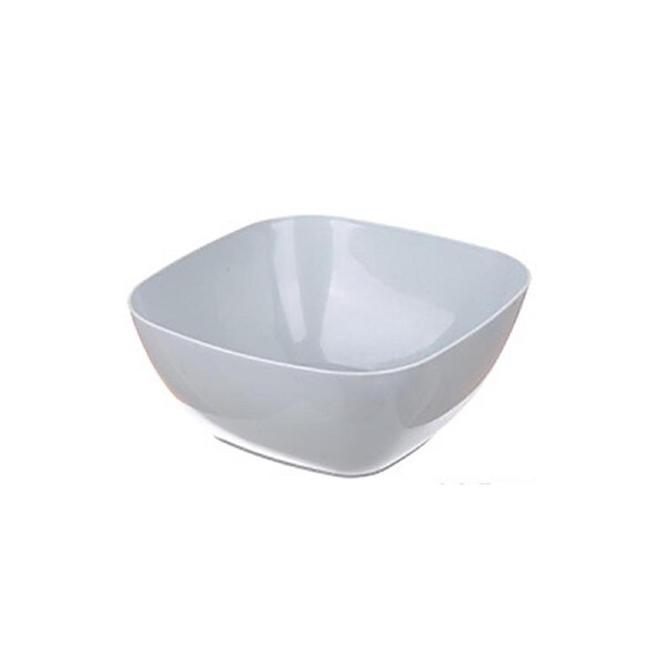 Square Bowl Unbreakable Multifunctional Plastic Eco-friendly Salad Fruit Bowl for Kitchen-Blue