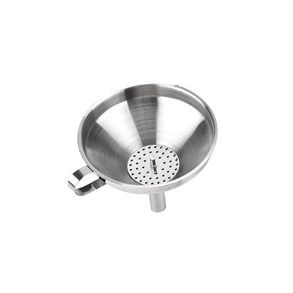 Stainless Steel Funnel with Detachable Filter Cooking Oil Transmit Kitchen Tools