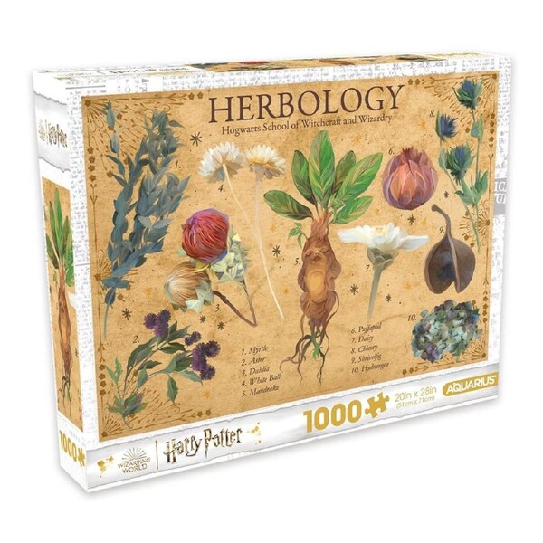 Aquarius Harry Potter Herbology 1000 Piece Jigsaw Puzzle