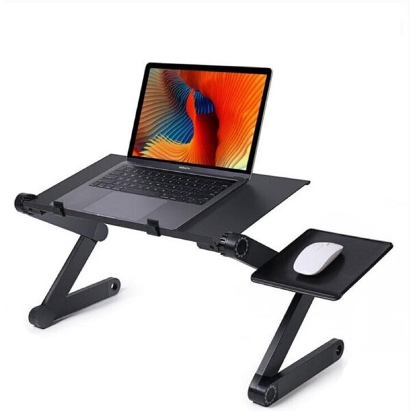 Portable Foldable Laptop Stand Desk Table Tray Adjustable Sofa Bed Mouse Pad