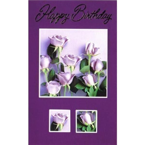 Birthday - Purple Roses