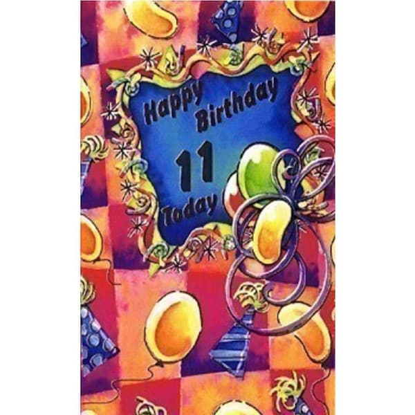 11th Birthday Boy - Party Time
