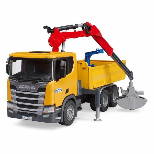 Bruder - Scania Super 560R Construction Site Truck with Crane