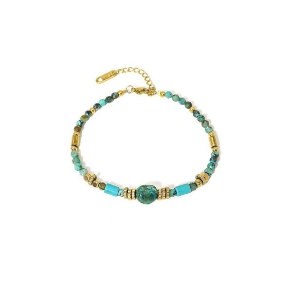 Bohemian Vintage Turquoise Bracelet Women Fashion Jewelry Beaded Gift