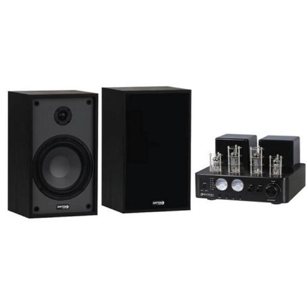 Dayton 90W TUBE AMP & 2 WAY BOOKSHELF SPEAKER BUNDLE