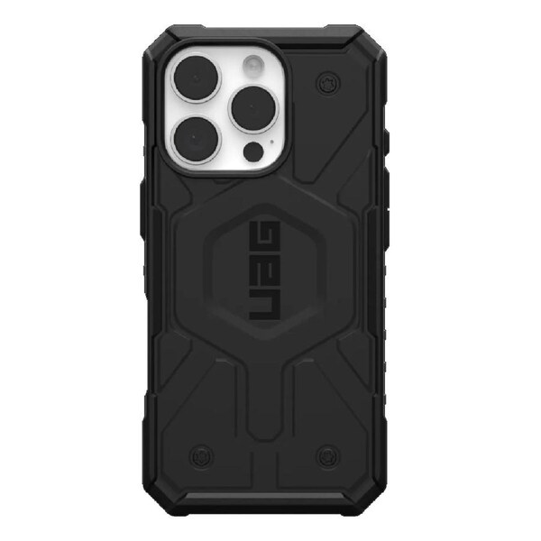 UAG Pathfinder MagSafe Apple iPhone 16 Pro Max (6.9') Rugged Case - Black (114469114040), 18ft Drop Protection (5.4M), Tactical Grip,10 Years Warranty 114469114040