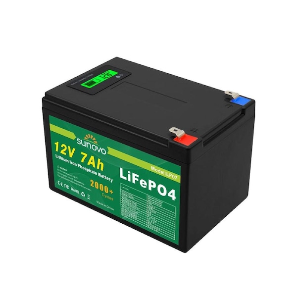 Samland 12V 7AH Deep Circle Lifepo4 Lithium Battery Rechargeable