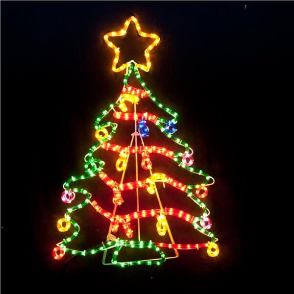 Samland Christmas Tree Motif Rope Light Large 118cm Height
