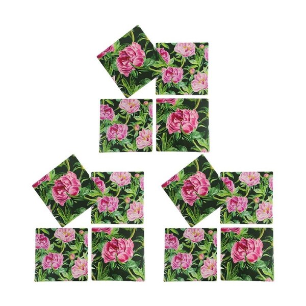 12pc LVD Porcelain Plate Rosa Home/Kitchenware/Table Display Decor 10x10cm