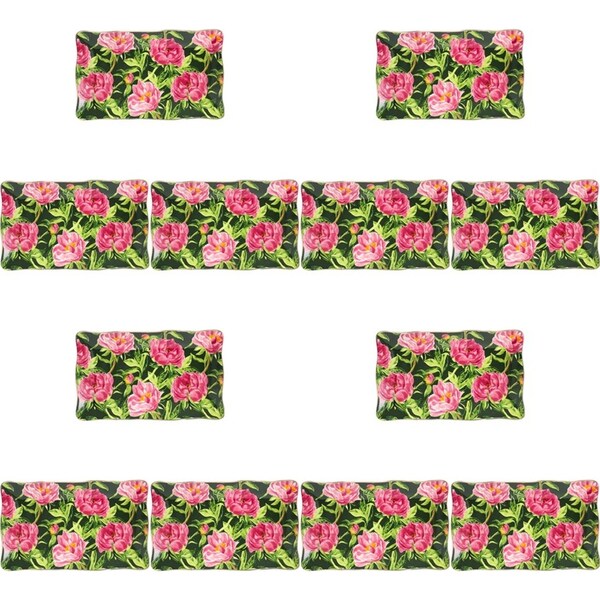 12PK LVD Porcelain Plate Rosa Home/Kitchenware/Tableware Display Decor 20x12cm