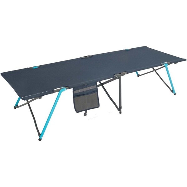 Quest Outdoors Steel Frame Fast Bed 65 Folding Outdoor Camp Stretcher Blue