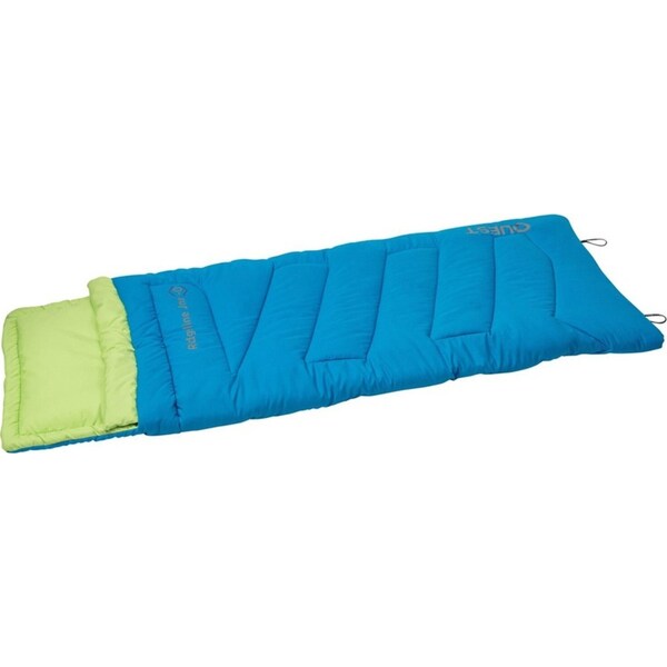 Quest Outdoors Kids/Children Ridgeline 0 Deg Camping Soft Sleeping Bag Blue