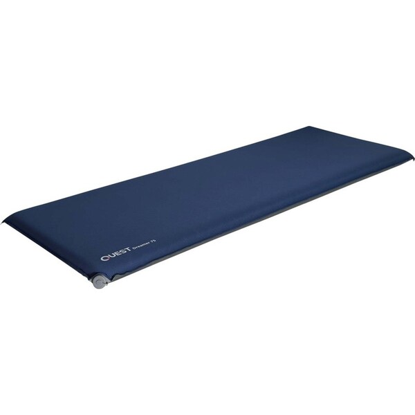 Quest Outdoors Dreamer Self Inflating Sleeping Outdoor Camping Mat 7.5cm Blue