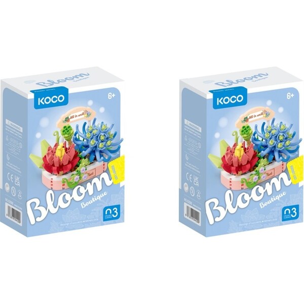 2x 271pc Koco Succulent Combination Potted Plants Kids/Children Building Toy 6y+