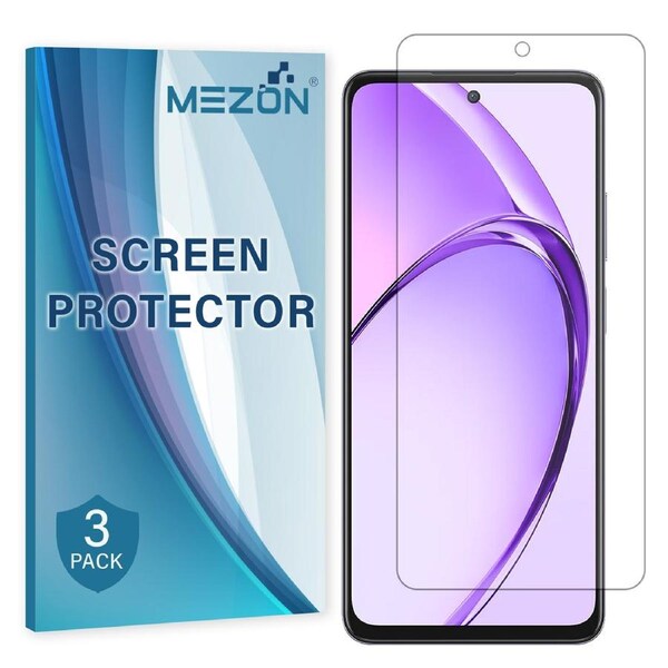 [3 Pack] OPPO A80 5G Ultra Clear Screen Protector Film by MEZON – Case Friendly, Shock Absorption (OPPO A80 5G, Clear) – FREE EXPRESS