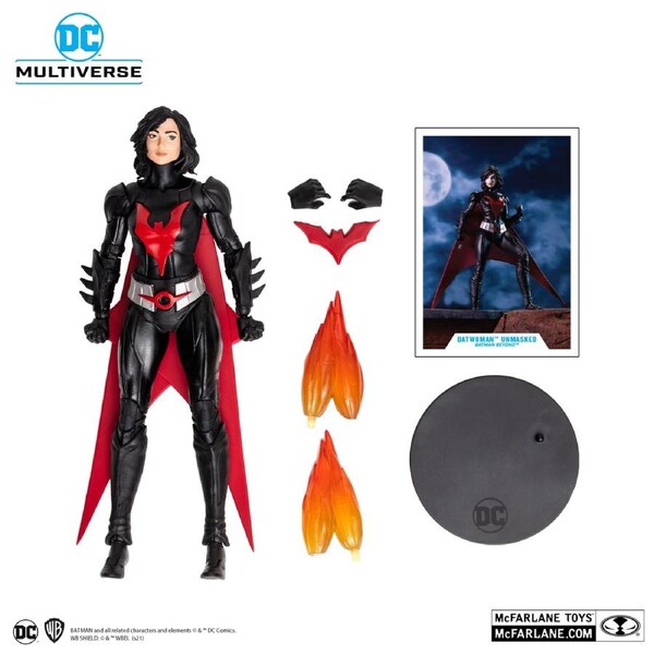 DC Multiverse Batman Beyond Batwoman Unmasked 7 inch Action Figure