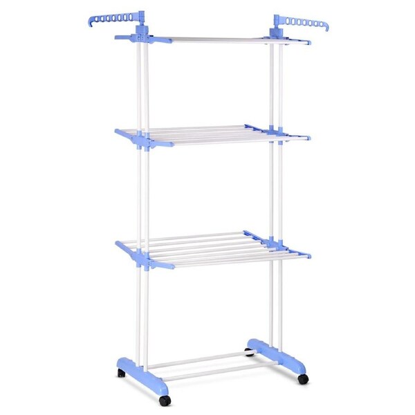 Foldable 6 Tiers Clothes Airer Indoor Laundry Drying Rack Horse Garment Hanger