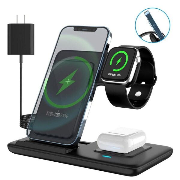 All In One Wireless charger Fast Charging Dock for Mobile Phone Android