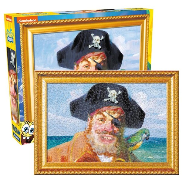 Aquarius Spongebob Squarepants Painty the Pirate 1000 Piece Jigsaw Puzzle