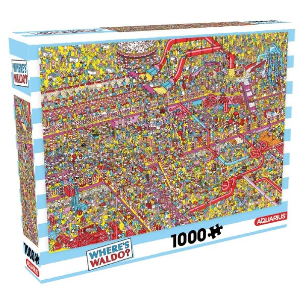 Aquarius Where's Waldo Cake Factory 1000 Piece Jigsaw Puzzle