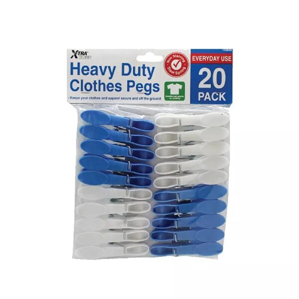 Clothes Pegs Heavy Duty 20pk