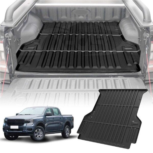 Tub Liner for Ford Next-Gen Ranger Raptor RA 2022-2025 Heavy Duty All Weather Cargo Trunk Mat Luggage Tray
