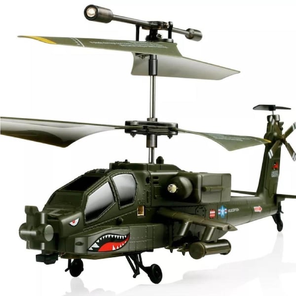 Military RC SYMA S109G 3.5Ch Remote Control Apache Helicopter