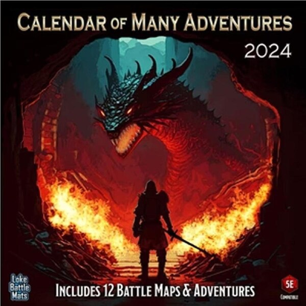 Calendar of Many Adventures 2024 Board Game