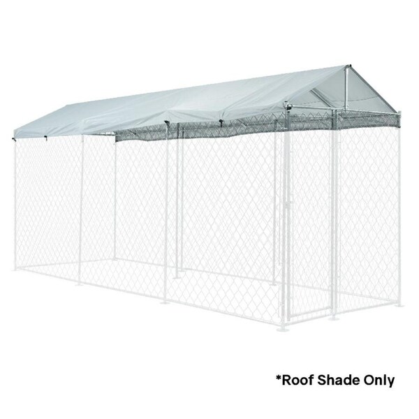 NEATAPET Shade Roof for 4.5x1.5m Dog Run Pet Enclosure, UV & Water Resistant, Silver colour