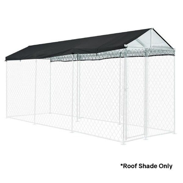 NEATAPET Shade Roof for 4.5x1.5m Dog Run Pet Enclosure, UV & Water Resistant, Black