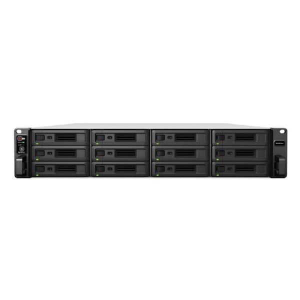 Synology RackStation RS3621XS+ 12-Bay 3.5" Diskless 4xGbE NAS, Intel Xeon D-1541,2.1GHz, 8GB DDR4 RAM, 2xUSB3.2 (Ask for a Solutions Project Quote) RS3621XS+