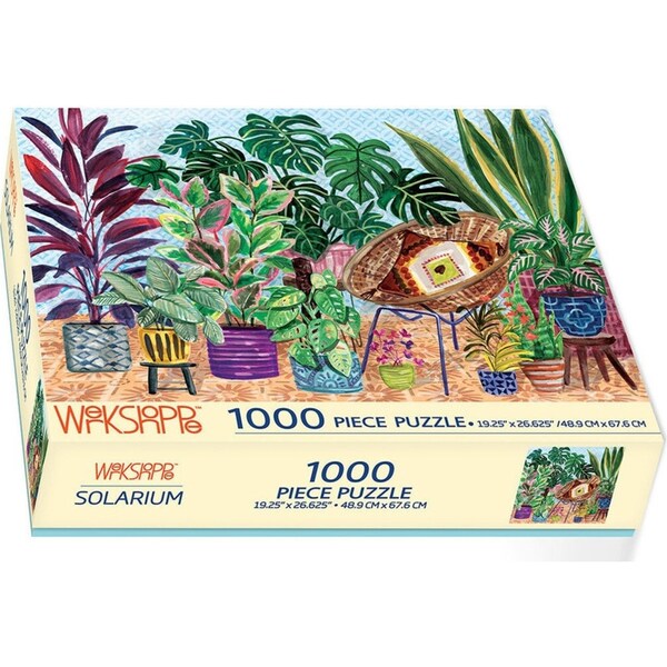 1000pc WerkShoppe 49x67.6cm Solarium Children Jigsaw Puzzle w/ Inserts 13y+