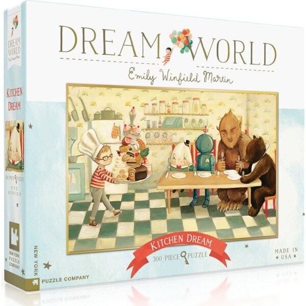 300pc New York Puzzle Company Dream World Puzzle 33x48cm Kitchen Dream 4+