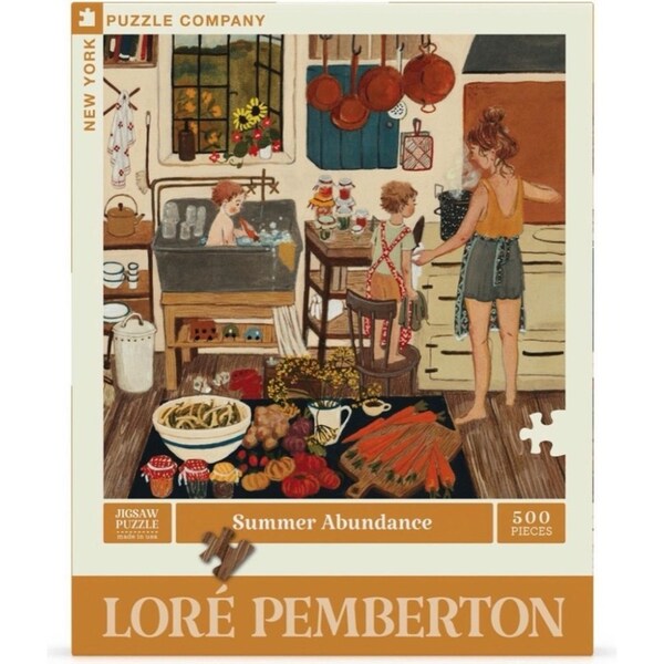500pc New York Puzzle Co Lor?? Pemberton Puzzle 67.5cm Summer Abundance 10+