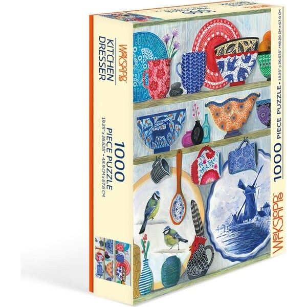1000pc WerkShoppe 49x67.6cm Kitchen Dresser Jigsaw Puzzle w/Inserts 13y+