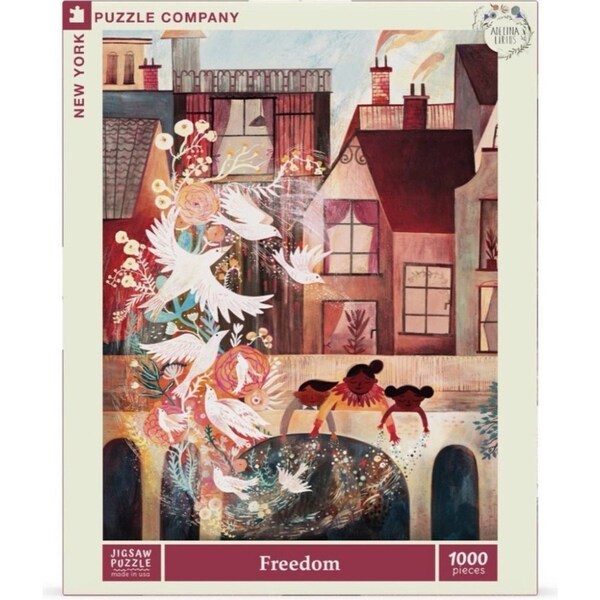 1000pc New York Puzzle Company Adelina Lirus Puzzle 48x67.5cm Freedom 7+