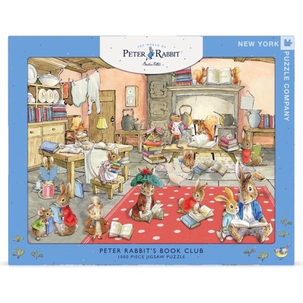 1000pc New York Puzzle Company Peter Rabbit Puzzle 67x49cm Book Club 13y+