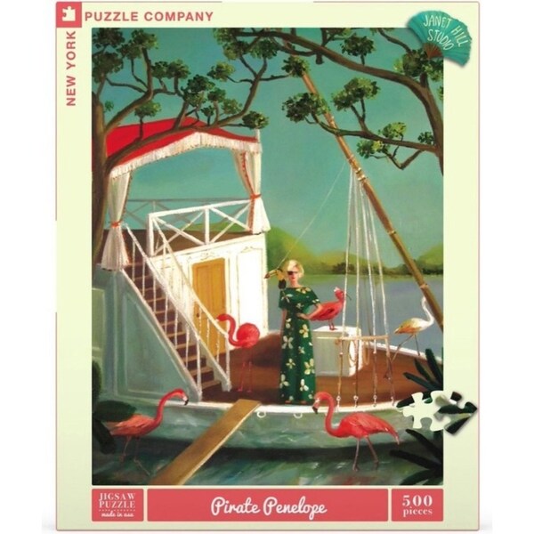 500pc New York Puzzle Co Janet Hill Jigsaw Puzzle 60cm Pirate Penelope 10+