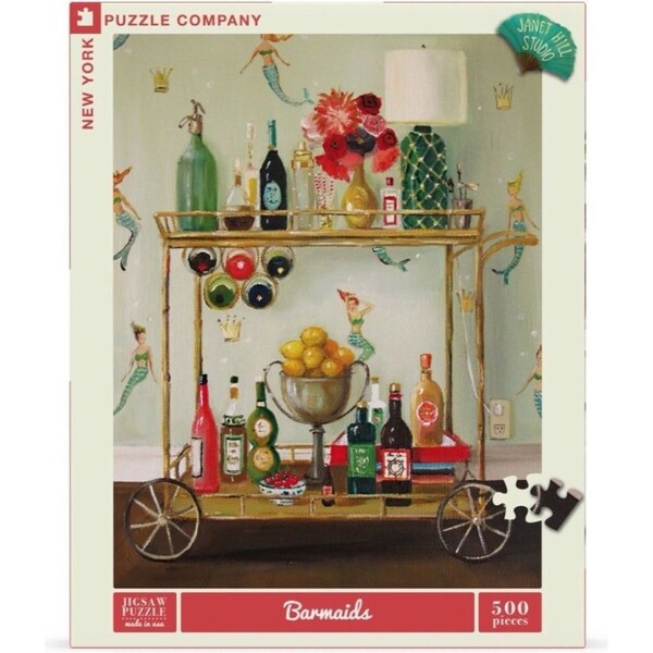 500pc New York Puzzle Co Janet Hill Kids Jigsaw Puzzle 45x60cm Barmaids 10+