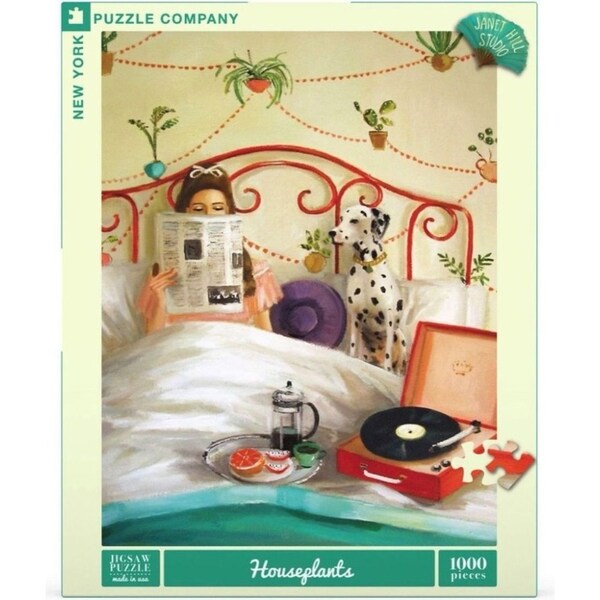 1000pc New York Puzzle Co Janet Hill Jigsaw Puzzle 48x67.5cm Houseplants 10+