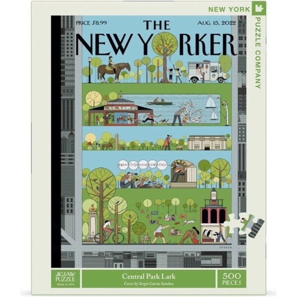 500pc New York Puzzle Company Jigsaw Puzzle 45x60cm Central Park Lark 10+